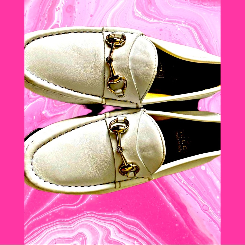 Girls Authenticate Gucci Dress shoes size 33 Europ , size 1.5 USA